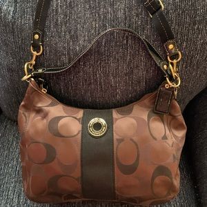 Vintage Coach G1294-F20042 Signature Hobo